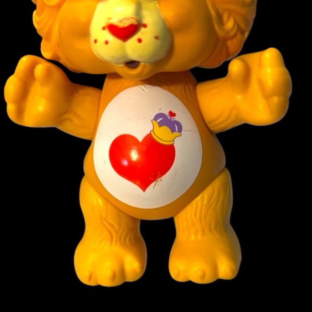 Vintage 1985 Care Bear Cousin Brave Heart Lion Posable Action Figure - Picture 3 of 8